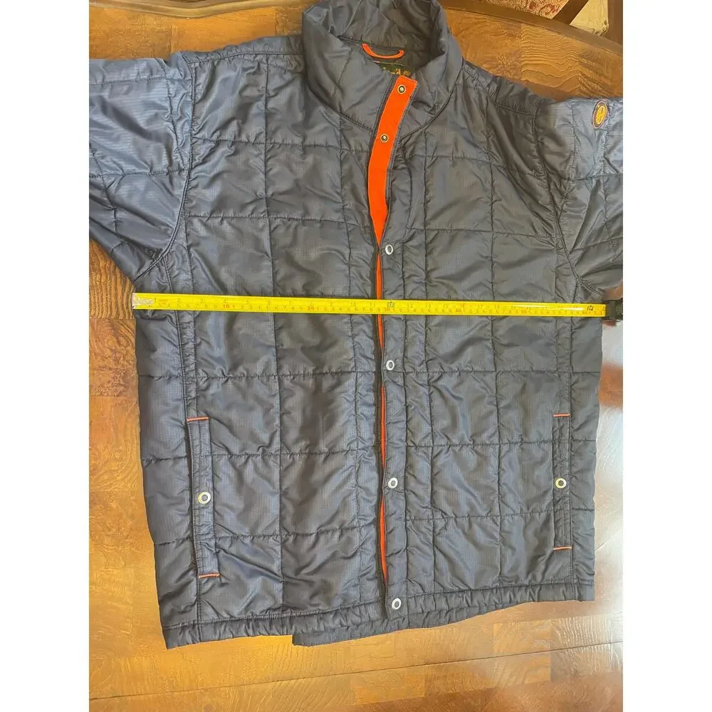 Timberland Weathergear Men's Puffer Jacket XL Navy Blue Red Item